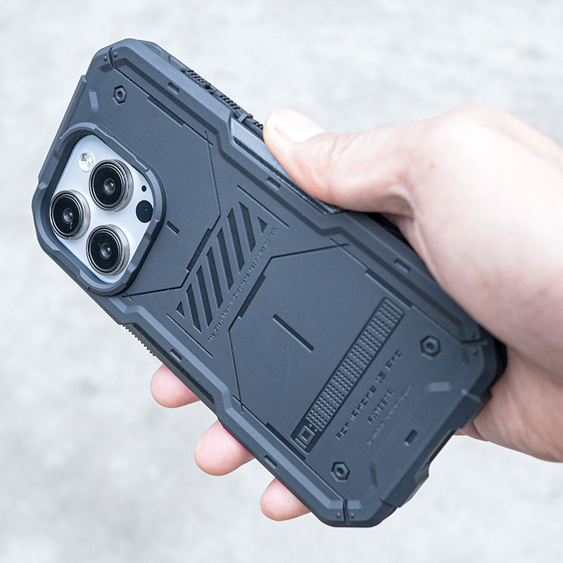 肥熊灰人II适用于苹果iPhone MAX系列战术手机保护套石墨烯散热军事手机壳Magsafe无线充电手机套 Pro