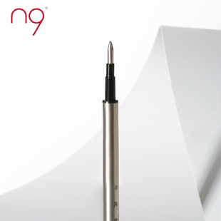 n9签字笔笔芯宝珠笔速干防水中性笔直插式 笔芯替芯0.7 水笔笔芯 0.5mm黑色单支悬挂装