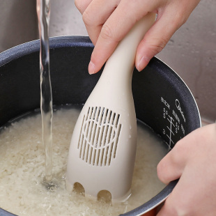 洗米器多功能家用筛米篮沥水过滤工具护手防冷水冻五谷杂粮搅拌棒