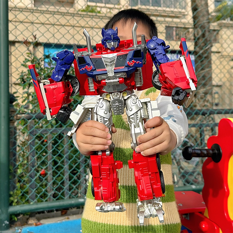 男孩手办模型机器人金刚汽车 变形玩具擎天之柱大黄蜂变型合金版