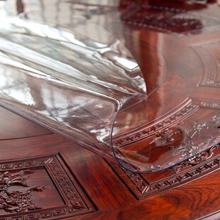 软玻璃pvc塑料圆桌桌布防水防烫防油免洗透明餐桌垫圆形台布桌面
