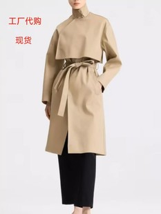 卡其工装 高端韩版 风衣女士外套秋冬季 优质MIm同款 2023新款 经典