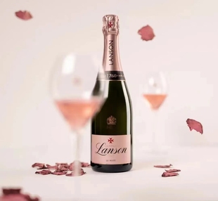 用 ROSE BRUT法国兰颂桃红香槟粉红干型起泡酒 婚礼推荐 LANSON