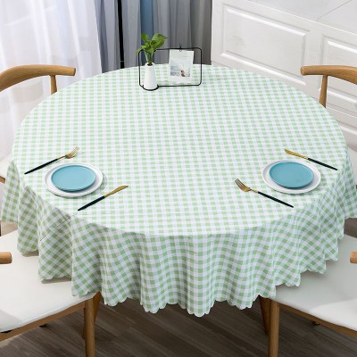 圆形家用pvc塑料餐桌垫茶几垫长方形小圆桌桌布防水防油免洗台布