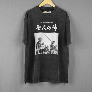 Shirt TheSevenSamurai黑泽明影子武士电影短袖 长袖 T恤 七武士