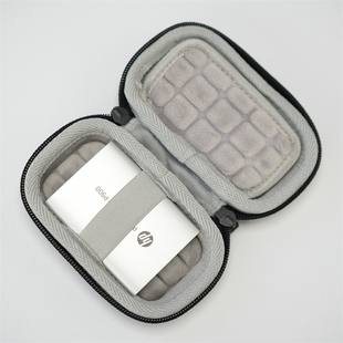 P500硬盘收纳保护硬壳配件包袋套盒 适用HP惠普移动固态硬盘P900
