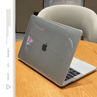 电脑pro套macpro14寸13简约airm2透黑色M1配件硬16mbp15 寻壳适用满天星苹果macbookair保护壳mac笔记本2023款