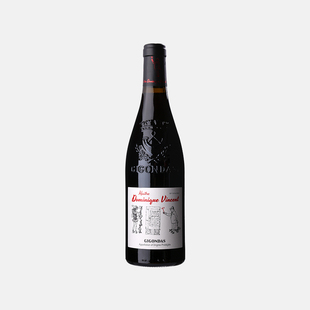 进口红酒 AOP原瓶原装 法国拍卖师吉恭达斯特级区干红葡萄酒750ml