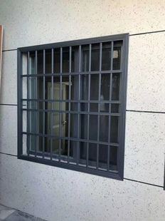 隐形室外护栏 定制铝合金防盗窗防护栏儿童安全防护网阳台飘窗自装
