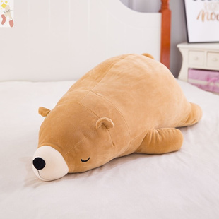 布娃娃 趴趴熊毛绒玩具公仔可爱超软抱枕床上睡觉北极熊玩偶女生款