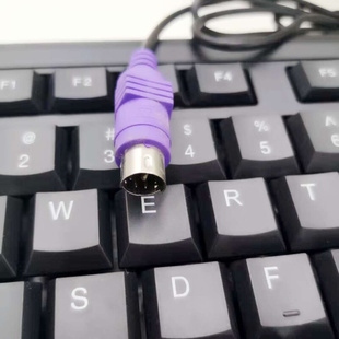 老式 圆头键盘鼠标PS2圆孔家用办公游戏圆口台式 电脑笔记本USB套装
