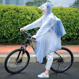 雨衣女士骑行小个子单人全身2021新款 初高中学生专用骑自行车穿