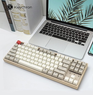Win女 K8蓝牙双模无线机械键盘87键办公适配平板电脑Mac Keychron