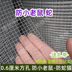 热镀锌铁丝网小孔加密防鼠蛇铁网格阳台防护鸽鸟兔笼网户外养殖网