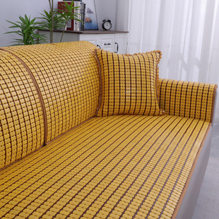 防滑竹凉垫子定制 沙发垫通用夏天竹席麻将坐垫欧式 沙发凉席垫夏季