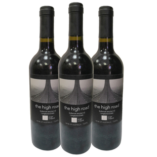 高路赤霞珠干红葡萄酒 澳洲原装 单支2瓶 原瓶进口 15度半红酒整箱