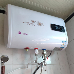 即速热小型扁桶恒温洗澡40升60L50 双内胆电热水器电家用储水式