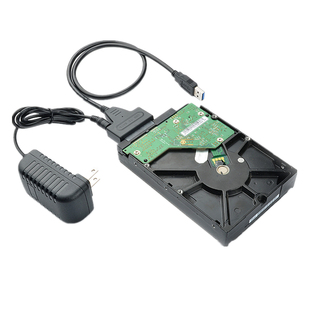 外接移动3.5寸串口SSD固态机械 硬盘转接读取易驱线 SATA转USB3.0