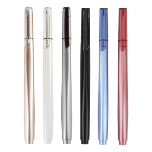 签字笔B1901中性水笔 拔盖式 晨光文具优品三倍高密度中性笔黑0.5mm高密度学生考试水笔