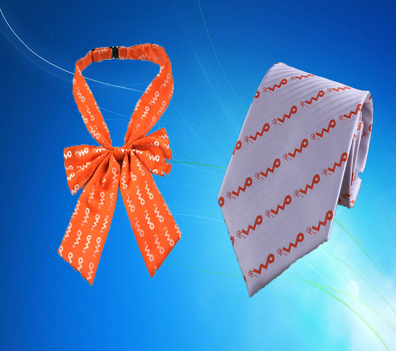 中国联通男员工专用领带联通公司女员工营业员专用领结领花