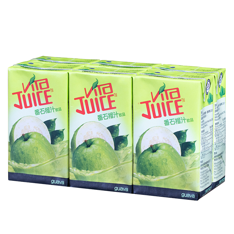 香港维他Vita饮品 番石榴汁250ml 果味果汁饮料 6盒进口香港版