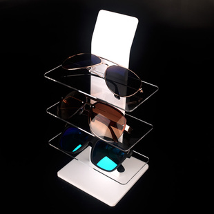 包邮 亚克力眼镜展示架子陈列架创意太阳镜墨镜近视镜道具摆放收纳