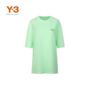 夏季 T恤上衣HG8552 中长款 运动休闲短袖 Y3山本耀司女士时尚