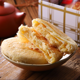 太阳堂太阳饼传统糕点小吃美食奶油馅饼手工酥饼零食点心糕饼礼盒