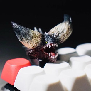 树脂键盘帽 怪物猎人灭尽龙机械键盘键帽单个立体艺术定制个性