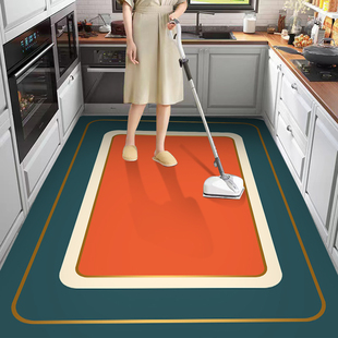 免洗厨房地垫满铺耐脏吸水防油防滑家用大面积地毯地垫子脚垫定制