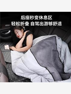 后座单人儿童车载旅行床垫SUV轿车通用 汽车后排睡垫可折叠便携式