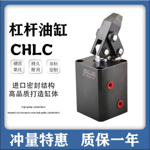 管式 法兰 工装 夹具CHLC杠杆油缸HLC32 80FAM油路板式