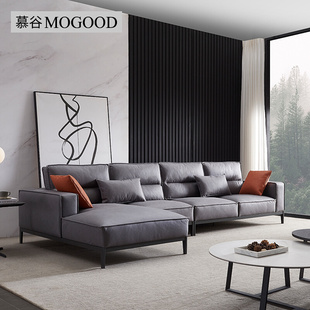 现代简约免洗轻奢风大小户型组合 极简科技布沙发客厅2021新款 意式