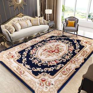 奢华家用客厅轻奢沙发垫茶几毯卧室 高档东升羊毛地毯涤纶混纺欧式