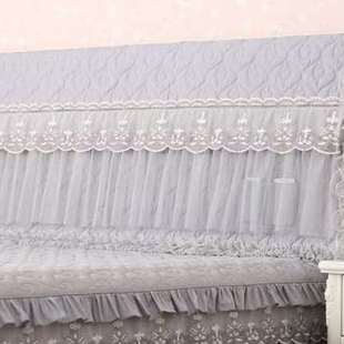 床头套罩蕾丝床背盖布公主风全包防尘 艾灰欧式 高档厂促巧致生活