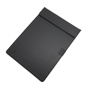 文件夹板书写板夹办公用品a4会议垫板磁性便签夹皮革可定制黑色垫