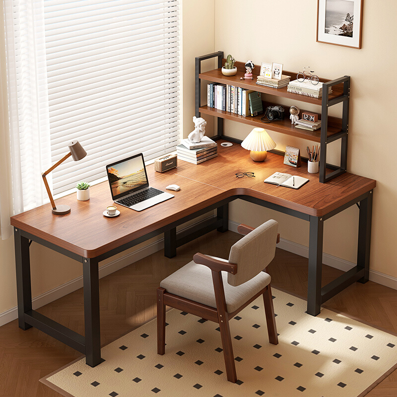 简约L型办公桌卧室拐角学生写字桌工作台 转角书桌家用电脑桌台式