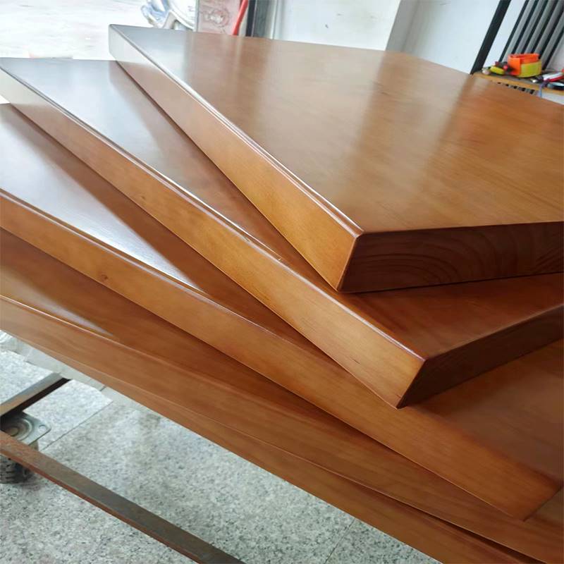 实木木板定制桌面板吧台台面餐桌办公会议电脑桌飘窗台板原木 新款
