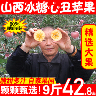 山西运城临猗丑苹果水果10斤整箱红富士平果 新鲜当季 冰糖心大果
