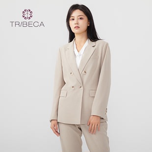 TRIBECA翠贝卡商场同款 时尚 女外套修身 小西服 秋新款