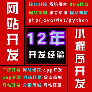小程序开发定制bug修复api对接java调试二开 php修改二次开发代码