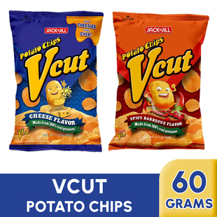 BBQ VCUT 60g Potato Spicy Cheese Chips