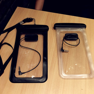 大号外卖手机防水袋潜水套触屏可插耳机苹果安卓手机大屏幕防雨