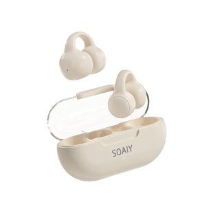 2023新款 索爱GK9气骨传导无线运动蓝牙耳机不入耳高端耳夹挂耳式