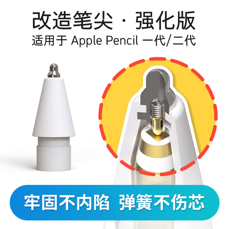 Apple MUMEE类纸膜专用 改造笔尖 针管笔尖Pencil笔尖套 Pencil