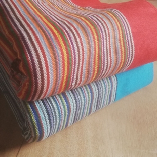 毯布料凉席床单面料定做沙发巾 民族风多种幅宽纯棉加厚老粗布四季