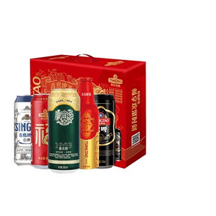 青岛啤酒全家福礼盒10瓶节日送礼精美包装 混合装 官方直营促销