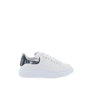 专柜全球代购 Alexander 男式 McQueen 24新款 白色系带舒适休闲板鞋