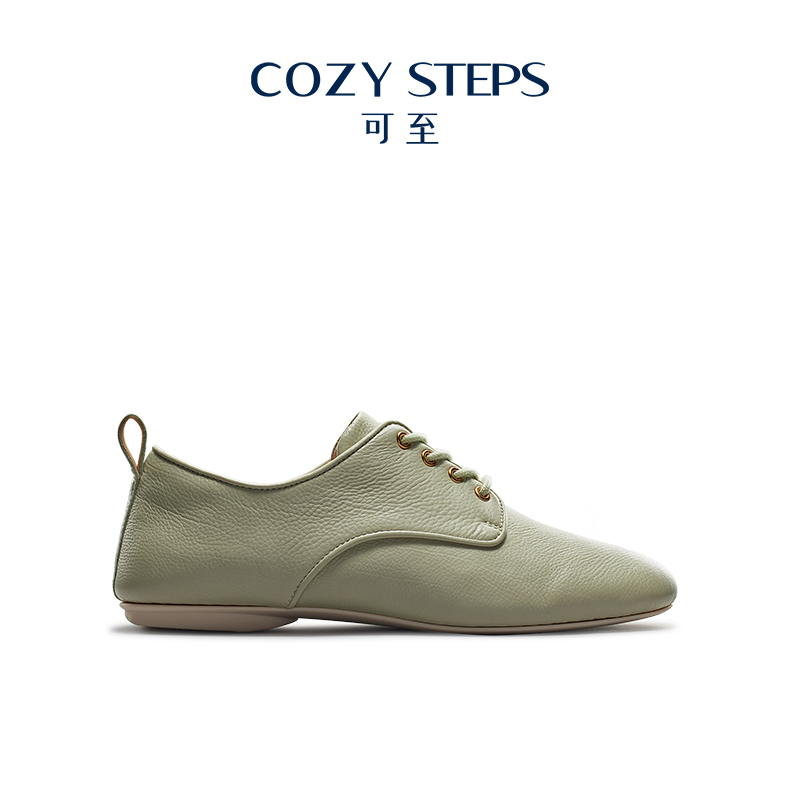 单鞋 5138 COZY 时尚 STEPS可至春季 系带圆头软底平底女式 休闲鞋 女鞋