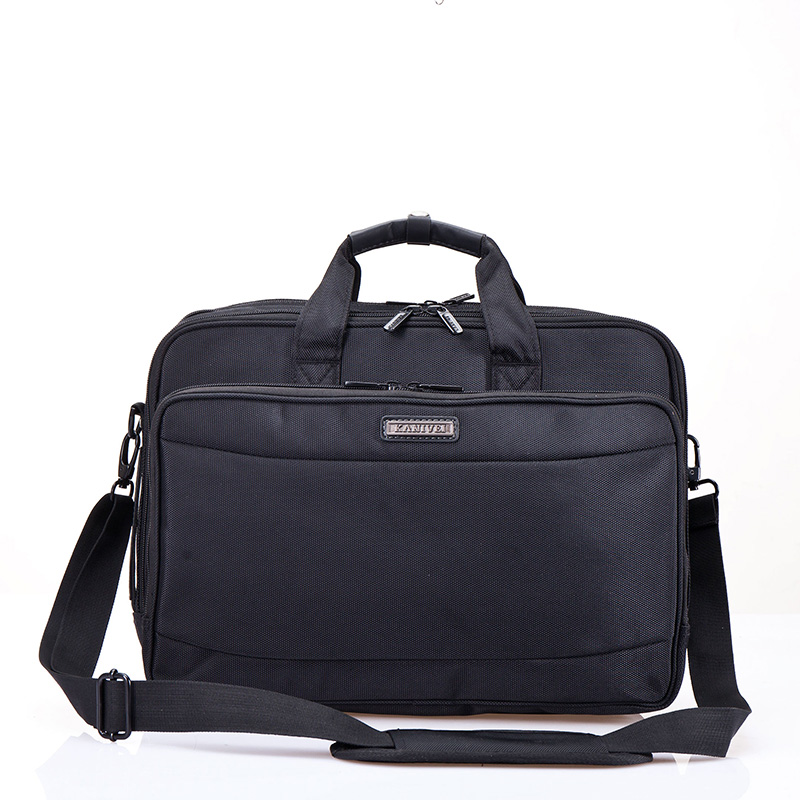 KANIVEI卡力威 黑色 旅行包 14寸 单肩斜挎14英寸电脑商务公文包
